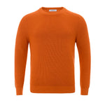 Gran Sasso Italian Cotton Chic Orange Sweater