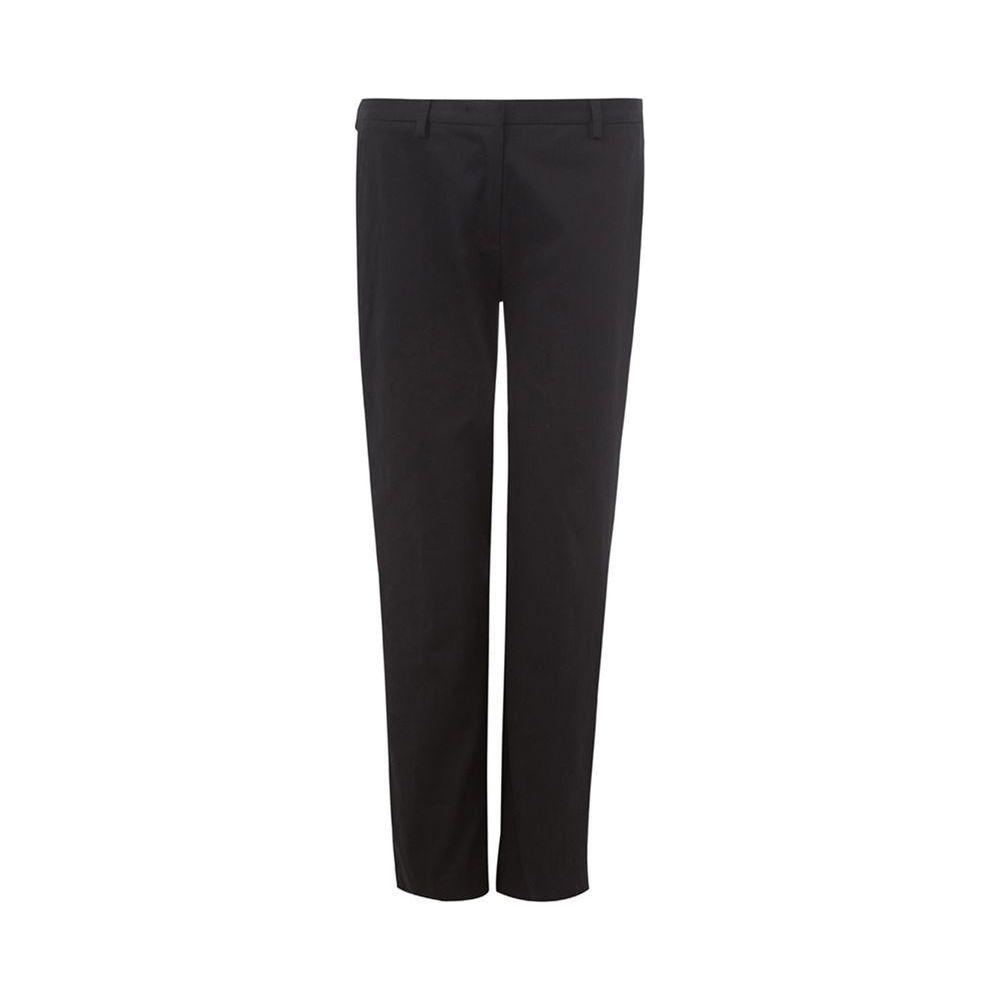Lardini Italian Elegance Cotton Black Trousers LA-1117676-IT40|S