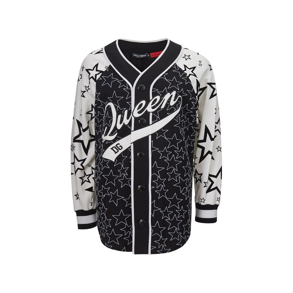 Dolce & Gabbana Chic Black Cotton Sweater for Women DO-1633676-IT38|XS