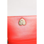 Dolce & Gabbana Red Leather Quilted Devotion Crossbody Phone Cover Bag