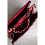 Dolce & Gabbana Pink Exotic Leather Top Handle Tote Crossbody Bag