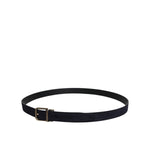 Dolce & Gabbana Black Goat Leather Metal Buckle Classic Belt BEL9294-110