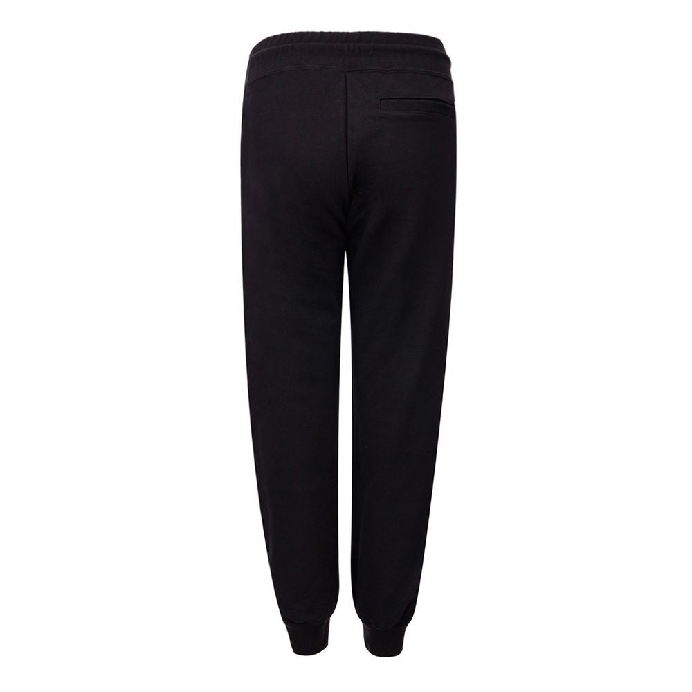 GCDS Black Cotton Joggers Workout Pant