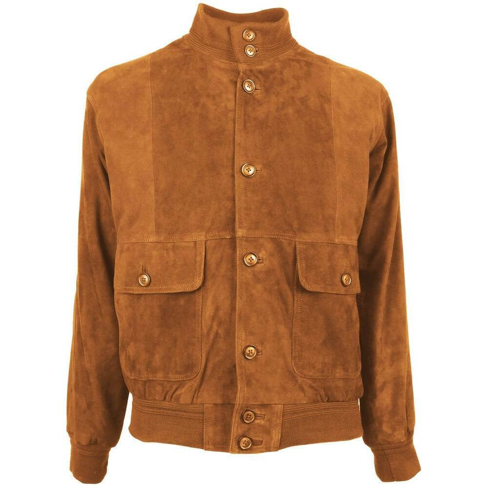 Emilio Romanelli Brown Calfskin Jacket