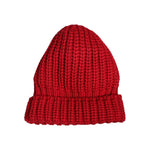 Dolce & Gabbana Red Solid Wool Knitted Winter Beanie Hat HAT9796