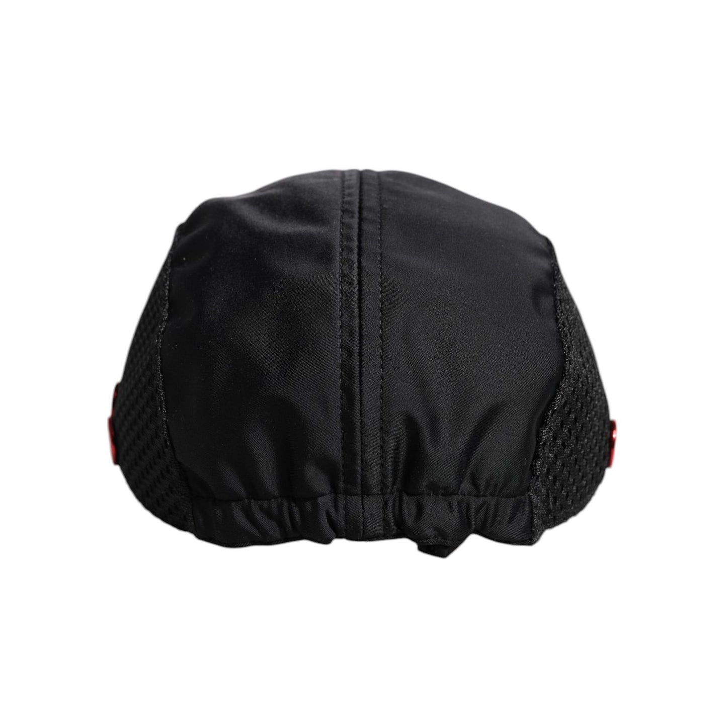 Dolce & Gabbana Black Nylon Logo 6 Panels Baseball Cap HAT9826-58