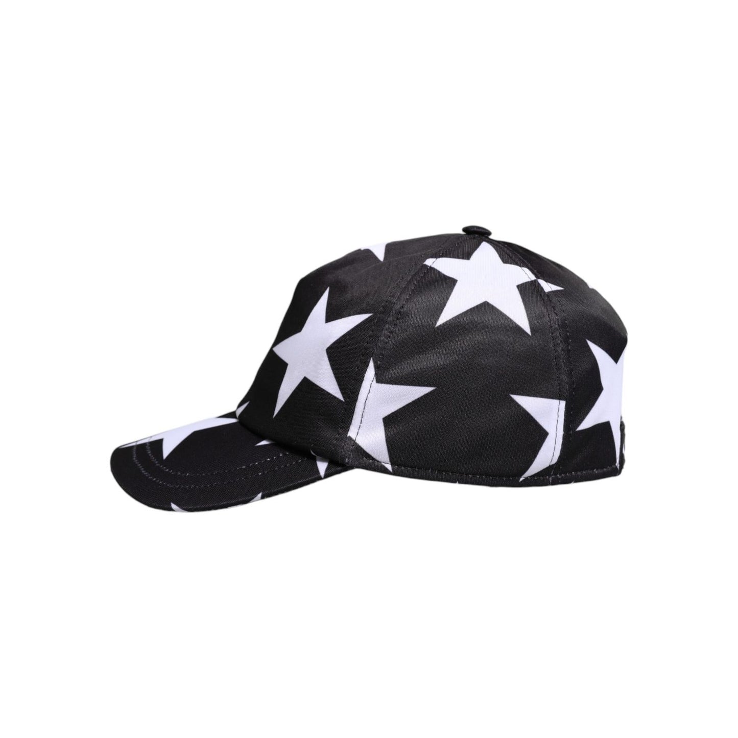 Dolce & Gabbana Black Star Print Polyester Baseball Cap HAT9647-56