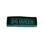 Dolce & Gabbana Black Silk Knitted DG Queen Head Band Hat HAT9810