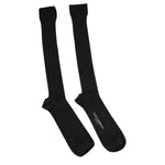 Dolce & Gabbana Black Viscose Logo Over The Calf Socks SCS2194-L