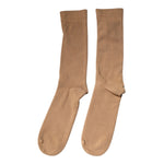 Dolce & Gabbana Brown Solid Cotton Mid Calf Men Socks SCS2228-L