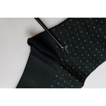 Dolce & Gabbana Black Polka Dots Cotton Mid Calf Socks SCS2200-L