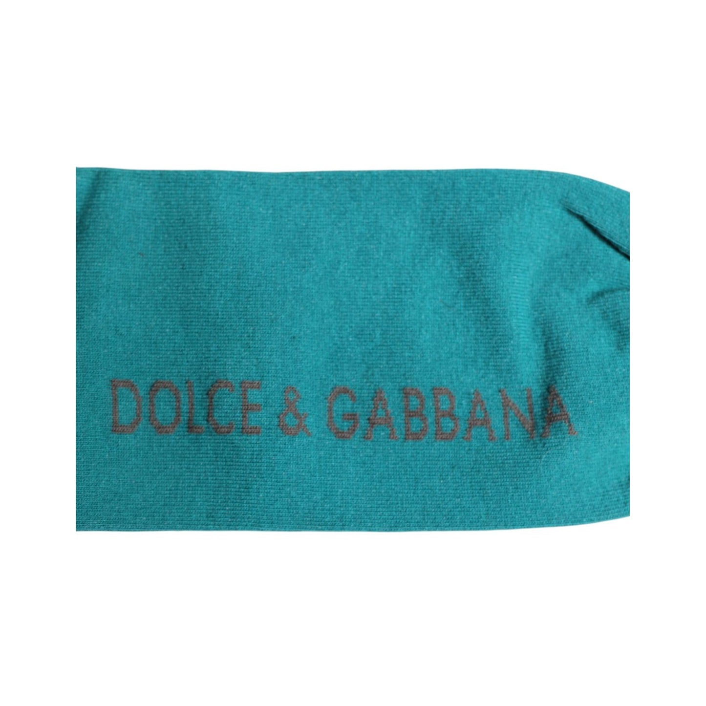 Dolce & Gabbana Green Gray Stretch DG Logo Mid Calf Socks SCS2216-L