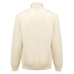 Cruciani White Cashmere Turtleneck