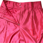 Dolce & Gabbana Pink Silk High Waist Tapered Pants PAN76316-36