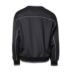 Dolce & Gabbana Black Logo Polyester Crew Neck Men Pullover Sweater
