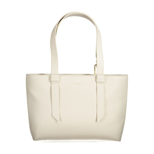 Coccinelle White Leather Handbag