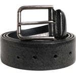 Dolce & Gabbana Black Classic Leather Metal Buckle Belt