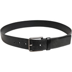 Dolce & Gabbana Black Classic Leather Metal Buckle Belt