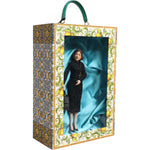 Dolce & Gabbana Black Dress MARIA Porcelain Fashion Show Leather Sicily Dolls