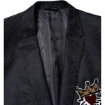 Dolce & Gabbana Black MARTINI King Skeleton 2 Piece Suit
