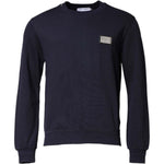 Dolce & Gabbana Dark Blue Logo Crew Neck Pullover Sweater