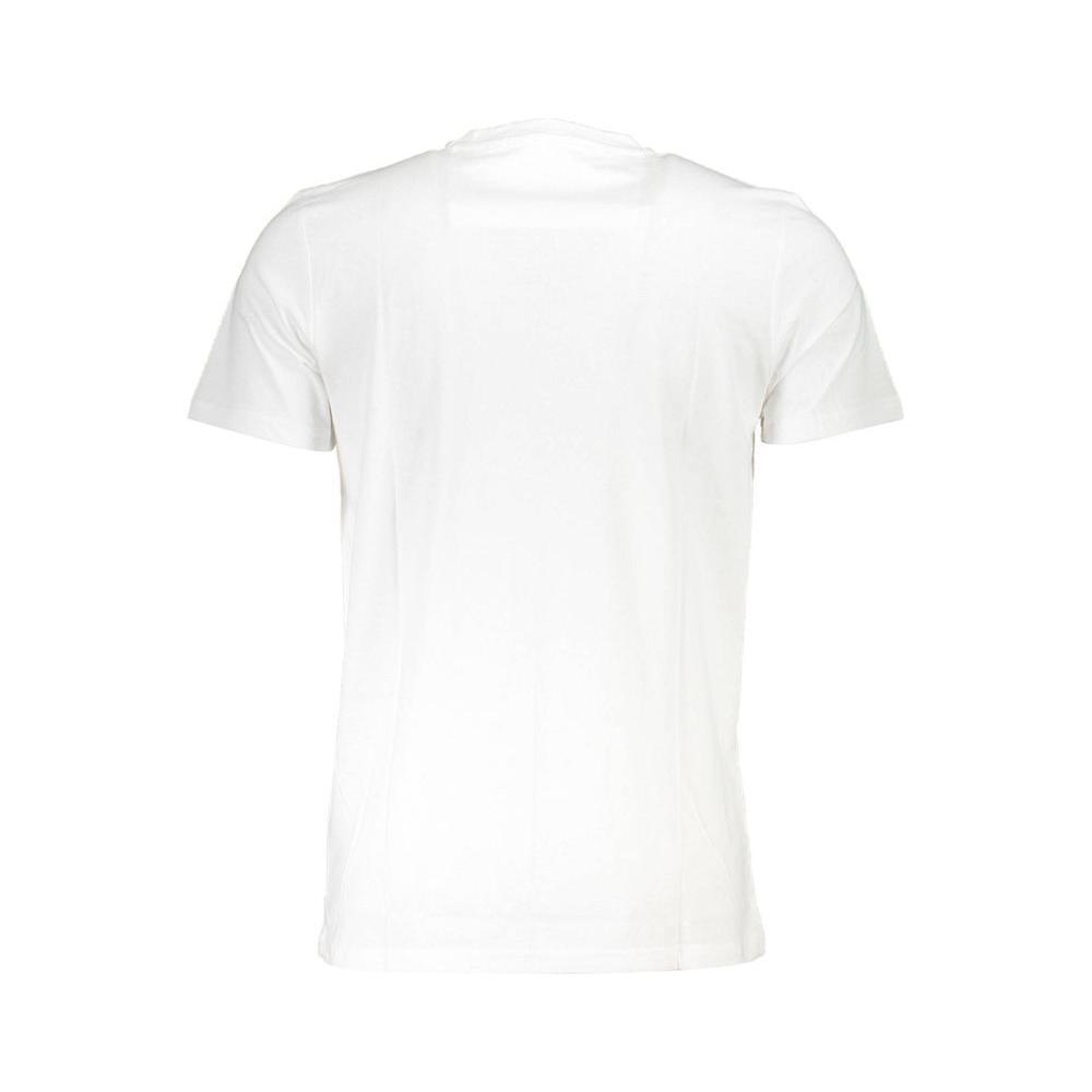 Cavalli Class White Cotton Men T-Shirt