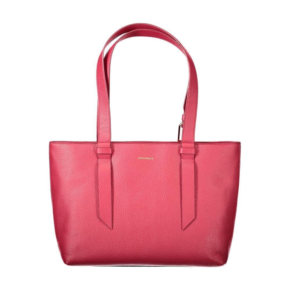 Coccinelle Red Leather Women Handbag