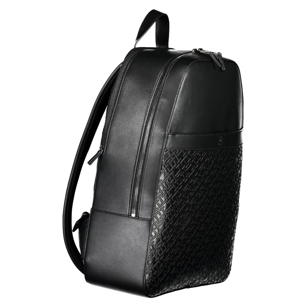 Tommy Hilfiger Black Polyethylene Backpack