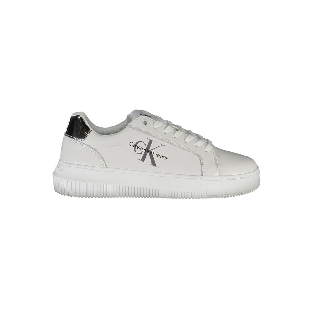 Calvin Klein White Polyester Sneaker