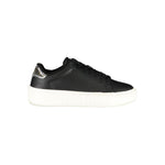 Tommy Hilfiger Black Leather Women Sneaker