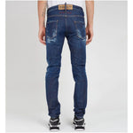 Dsquared² Blue Cotton Jeans & Pant