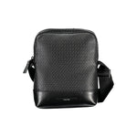 Calvin Klein Elegant Black Shoulder Bag with Contrasting Accents CA-26034