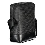 Calvin Klein Elegant Black Shoulder Bag with Contrasting Accents CA-26034