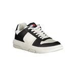 Tommy Hilfiger Black Leather Women Sneaker
