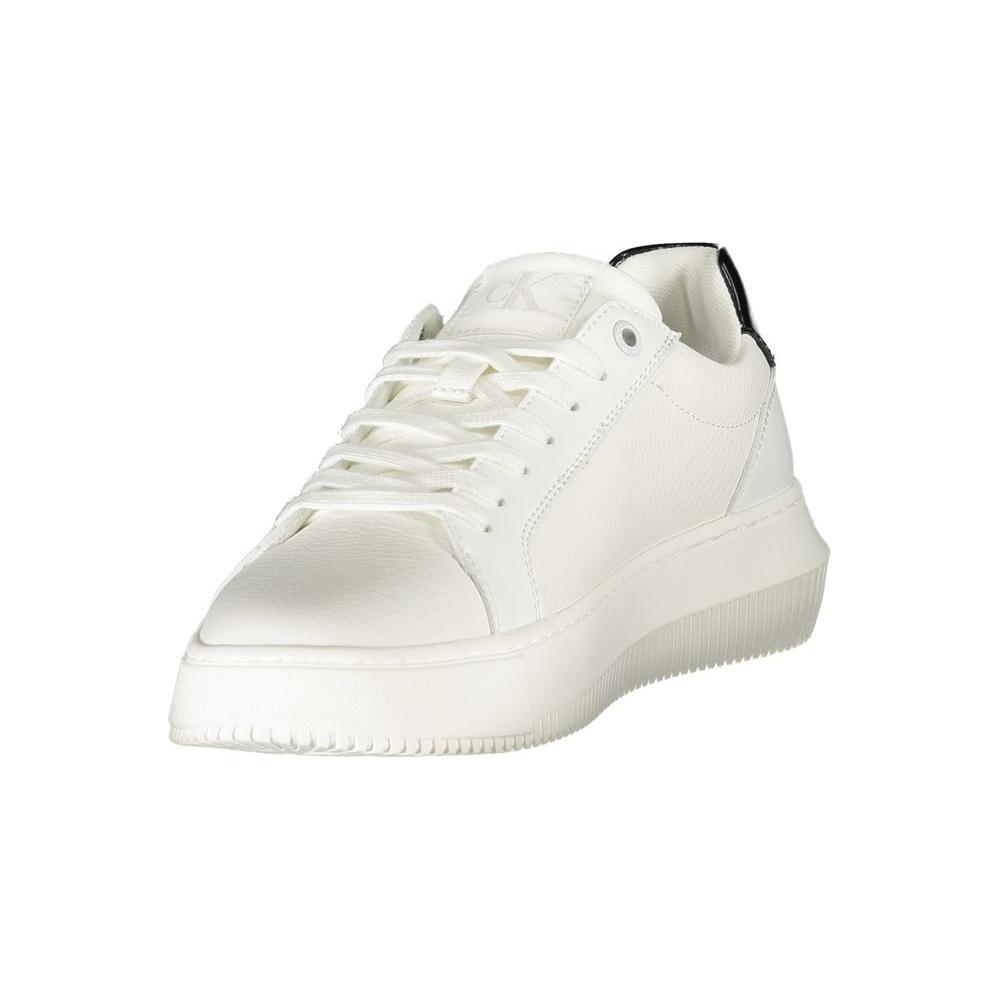 Calvin Klein White Leather Women Sneaker