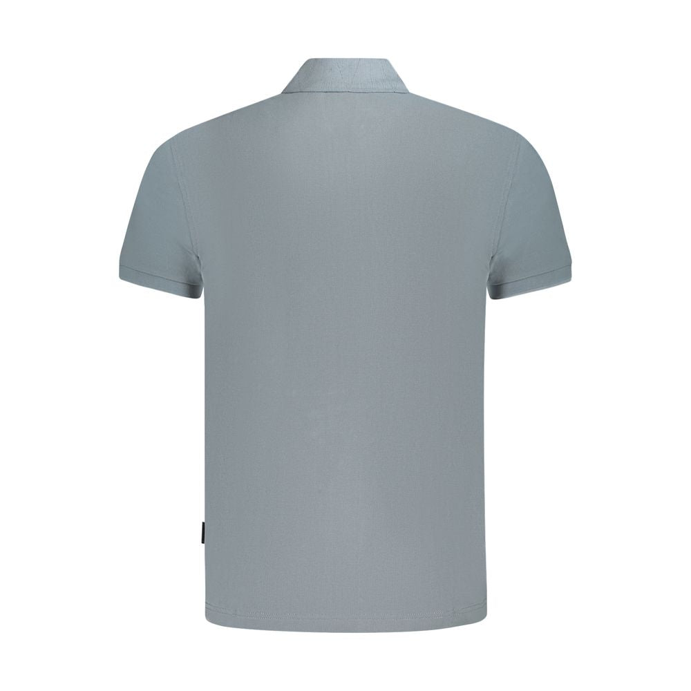 Napapijri Brown Cotton Men Polo Shirt NA-35695-S