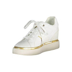 U.S. POLO ASSN. White Polyester Women Sneaker