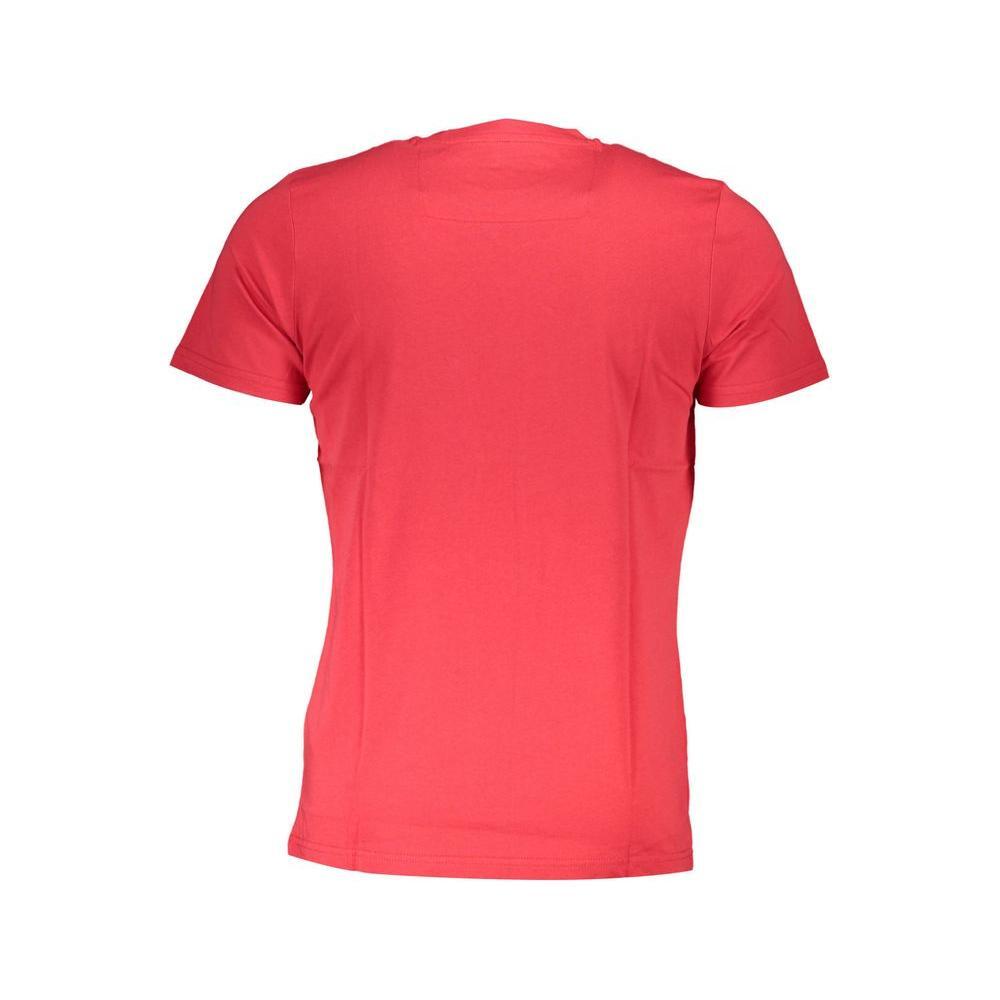 Cavalli Class Red Cotton Men T-Shirt