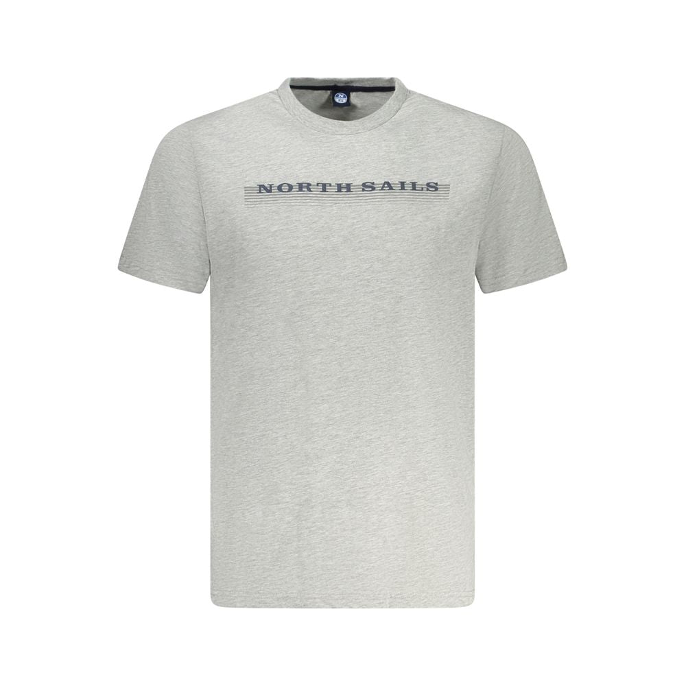 North Sails Brown Cotton Men T-Shirt NO-35321-S