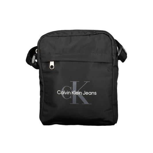 Calvin Klein Black Polyester Men Shoulder Bag