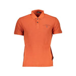 Napapijri Orange Cotton Polo Shirt NA-29346-S