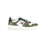 Tommy Hilfiger Green Leather Men Sneaker