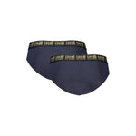 Cavalli Class Blue Cotton Mens Underwear