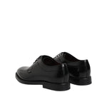 Dolce & Gabbana Black Leather Lace Up Derby Dress Formal Shoes