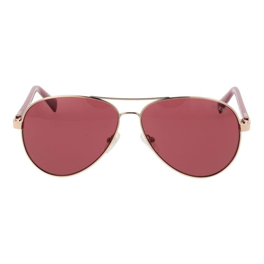Guess Gold Unisex Sunglasses