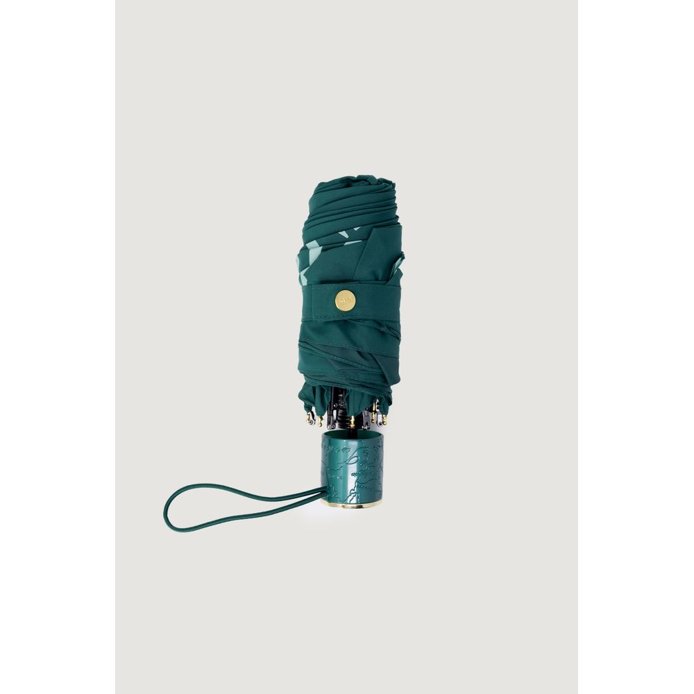 Alviero Martini Prima Classe Green Nylon Umbrella