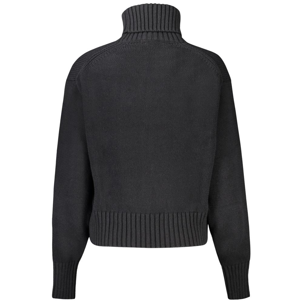 Calvin Klein Black Cotton Sweater CA-32986-M