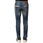 Dolce & Gabbana Blue Washed Cotton Slim Fit Men Denim Jeans PAN75882-44