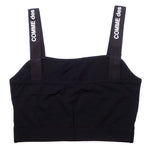 Comme Des Fuckdown Black Cotton Tops & T-Shirt