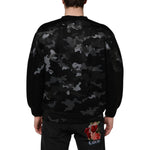 Dolce & Gabbana Black Camouflage Pullover Sweatshirt Sweater TSH906988-48